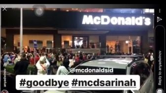 Video Warga Cuek saat Penutupan McD Sarinah Meski Petugas Teriak Bubar