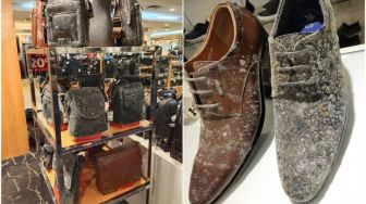 Begini Kondisi Sepatu dan Tas di Toko-toko Mal karena Tutup akibat Corona