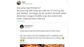 Sukses Bikin Iba, Warganet Buru Penjual Kue Kering yang Diduga Penipu Ini