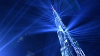 Lewat LED Canggih, Burj Khalifa Ikut Rayakan Idul Fitri 1441 H