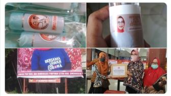 Foto Istri Mejeng di Bansos, Warganet Bingung: Ini Bupati Kita yang Mana?