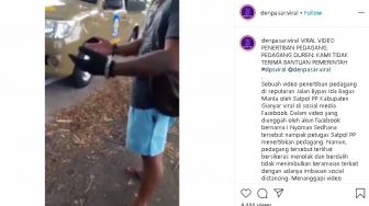 Penjual Durian Murka saat Ditertibkan Petugas Satpol PP, Aksinya Viral