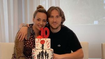 Sudah 10 Tahun Menikah, Begini Potret Kemesraan Luka Modric dan Sang Istri