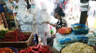 Rapid Tes Massal di Pasar Jeneponto, Pedagang Menolak hingga Lari Ketakutan