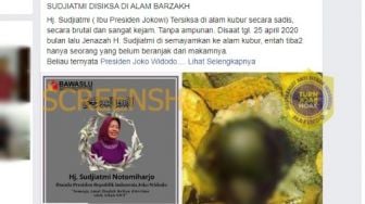 CEK FAKTA: Benarkah Ada Foto Tanda Ibunda Jokowi Disiksa di Alam Barzakh?