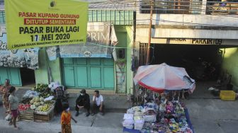 Setelah Tutup 14 Hari, Pasar Kupang Gunung Surabaya Kembali Dibuka