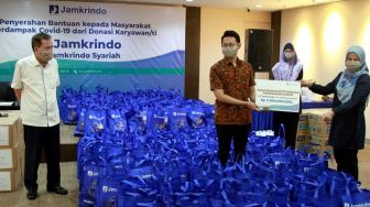 Jamkrindo Gelontorkan Rp 2,9 Miliar untuk Masyarakat Terdampak Covid-19