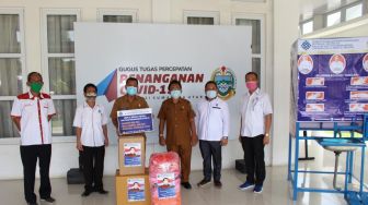 Balai Besar Pengembangan Latihan Kerja Sumut Beri Bantuan APD di Medan