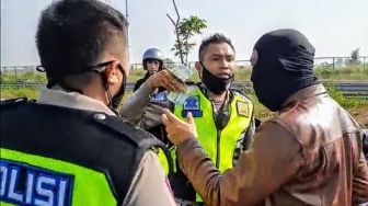 Pandemi Jadi Ajang Bali, Polisi Amankan Moge Diduga Bersurat Palsu