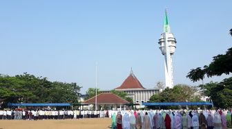 Salat Ied di Alun-alun Rangkasbitung Ditiadakan