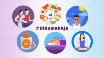 INFOGRAFIS: Cara untuk Tingkatkan Imunitas Tubuh Selama #DiRumahAJa