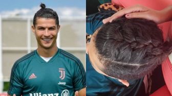 5 Top Bola Sepekan: Gaya Baru Cristiano Ronaldo, Rambutnya Dikepang