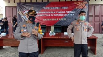 H-1 Lebaran, Polri Gerebek Gudang Penimbun 1 Ton Sabu di Banten