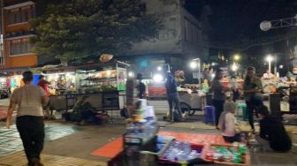 Kota Tua Dipenuhi Pengunjung di Malam Takbiran