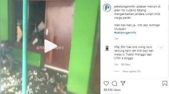 Warganet Geram, Kaca Rumah Warga Pecah Berkeping-keping Gara-gara Petasan