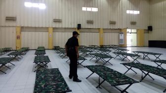 Begini Suasana Tempat Karantina di Auditorium Gelanggang Remaja Gambir