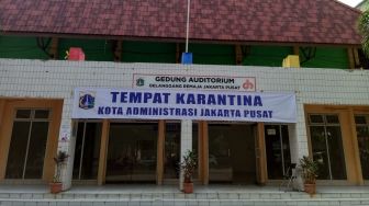 Tempat Karantina di Auditorium Gelanggang Remaja Gambir Sepi