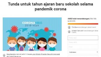 Protes Sekolah Dibuka, 49.832 Orang Teken Petisi Tunda Tahun Ajaran Baru