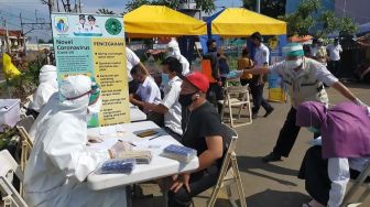 Kampung Kasus Pertama Positif Corona di Lebak Dirapid Test