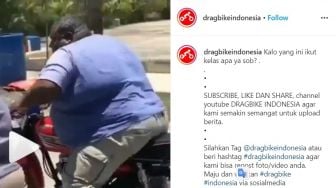 The Real Balap Motor Kelas Berat, Aksinya Hibur Warganet