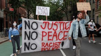 Berisiko Terpapar Corona, Demonstran Anti-Rasis George Floyd Akui Setimpal