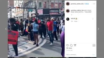 Viral Pendemo di Amerika Lakukan Gerakan Mirip Joget Maumere, Ternyata...