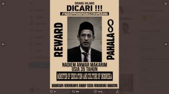 Kumpulan Poster Mas Nadiem Dicari Mahasiswa, Jeritan Hati Minta UKT Turun