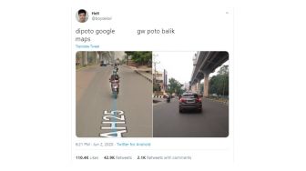 Saling Motret dengan Kamera Google Maps, Aksi Netizen Ini Viral