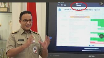 Terjawab! Notifikasi Bikin Salfok saat Anies Nyatakan PSBB Diperpanjang