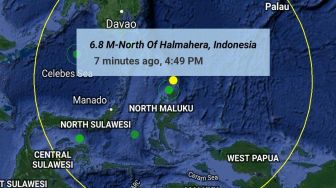 Gempa Bumi yang Terjadi di Maluku Utara Dirasakan Hingga Manado