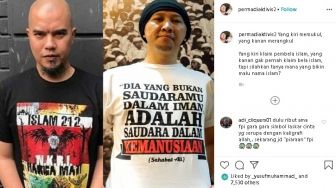 Abu Janda Pamer Foto Bersama Ahmad Dhani: Kiri Memukul, Kanan Merangkul