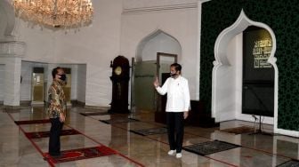 Salat Jumat di Istana, Jemaah Dilarang Salaman dan Ambil Wudu di Masjid