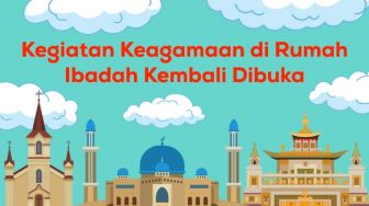 INFOGRAFIS: Kegiatan Keagamaan di Rumah Ibadah Kembali Dibuka