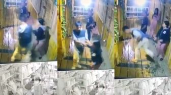 Heboh Pasangan Bertengkar Terekam CCTV, Pria Emosi Banting HP Segala!