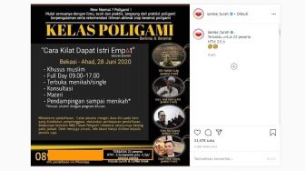 Viral Poster Kelas Poligami, 'Cara Kilat Dapat Istri Empat Sesuai Syariat'