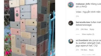 Viral Ratusan iPhone jadi Dekorasi Pagar Rumah di Vietnam