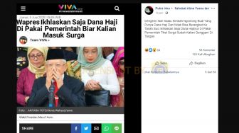 CEK FAKTA: Benarkah Wapres Maruf Amin Minta Rakyat Ikhlaskan Dana Haji?