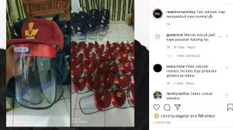 Topi SD Face Shield Muncul di Tengah Pandemi, Publik Penasaran Harganya