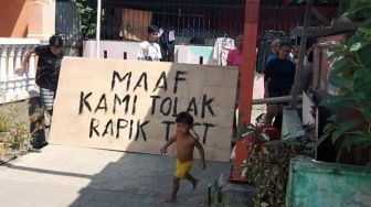 Kompak Tolak Rapid Test, Warga Deppasawi Makassar: Kami Takut