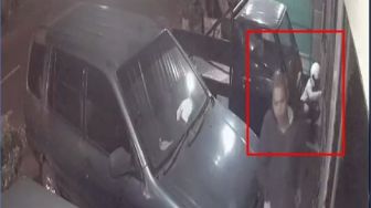 Terekam CCTV, Rumah di Mantrijeron Jogja Disatroni Pencuri