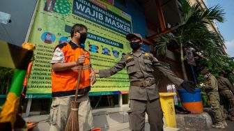 Selama Pengetatan PSBB, 2.000 Orang Tertangkap Tak Pakai Masker di Jakarta