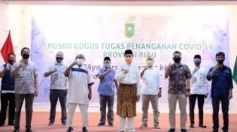 Sambut Pengurus AMSI Riau, Gubernur Syamsuar Bilang Banyak Dibantu Media