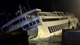 KMP Dharma Rucitra III Bocor dan Hampir Tenggelam, Begini Penampakannya