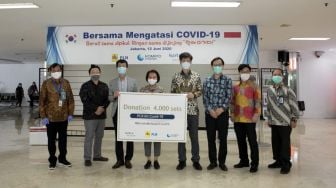 Atasi Covid-19 di Indonesia, Perusahaan Korea Sumbang 4 Ribu Unit Tes PCR