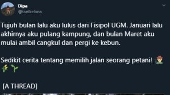 Lulus Fisipol UGM Lalu Jadi Petani, Pria Ini Temukan Rahasia Kebahagiaan