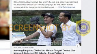 CEK FAKTA: Benarkah Kaesang Sebut Bisa Atasi Corona Jika Jadi Gubernur DKI?