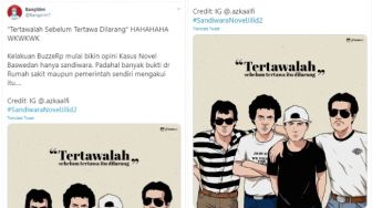 Slogan 'Tertawalah Sebelum Tertawa Itu Dilarang' Viral Lagi, Ini Sejarahnya