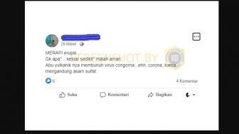 CEK FAKTA: Benarkah Abu Vulkanik Merapi Dapat Membunuh Virus Corona?