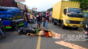 Ayah Tewas Terlindas Truk Gara-gara Nekat Menyalip saat Boncengi Anak