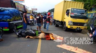 Polisi Ungkap Kronologi Pengendara Terlindas Truk di Parungkuda Sukabumi